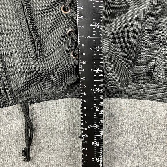 Leather & Hawgs Jacket Mens 2XL Black Purple Motorcycle Biker Lace-Up Padded - Picture 2 of 8